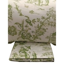Parure lenzuola matrimoniale in Percalle di puro Cotone My Style Home