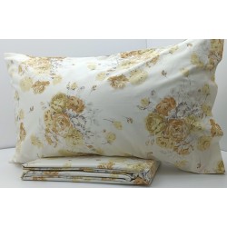 Parure copripiumino matrimoniale in Percalle di puro Cotone BELLORA