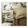 TESS.RANDI 1931 COMPLETO LENZUOLA MATRIMONIALE COPRILETTO IN FINISSIMO PERCALLE DI PURO COTONE  GINEVRA VAR. BEIGE