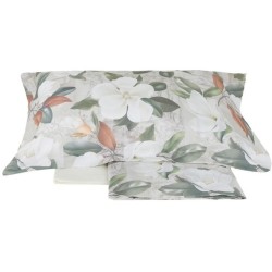 Completo lenzuola matrimoniale copriletto in Percalle di puro Cotone Tessitura Randi