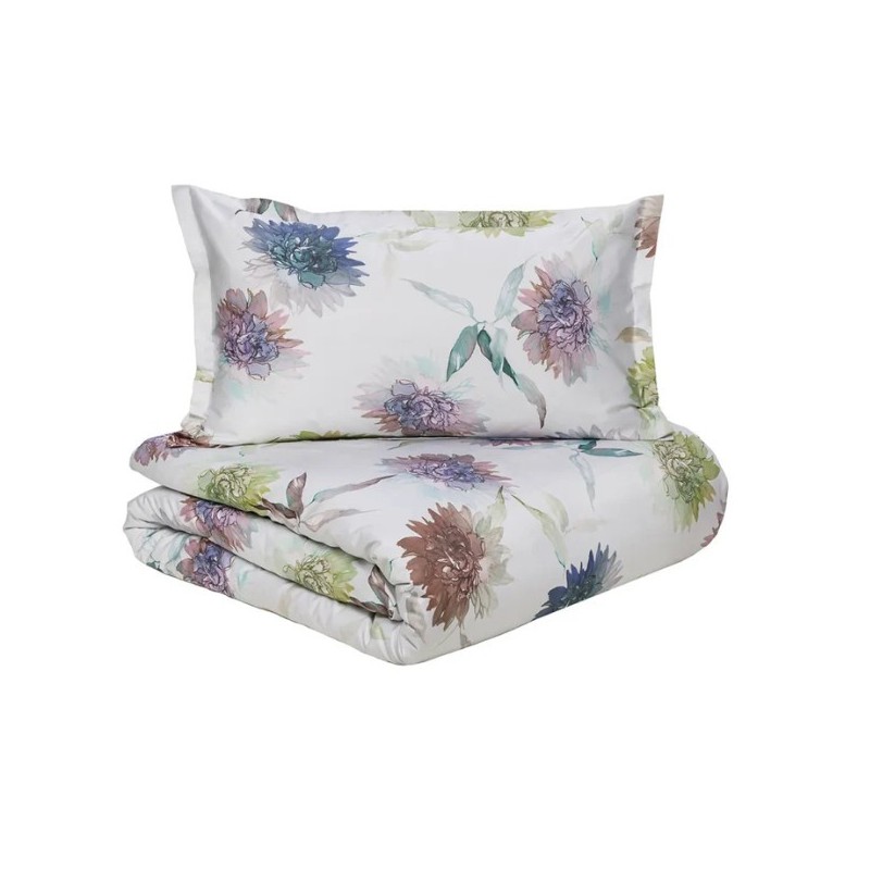 Parure copripiumino matrimoniale in Raso di puro Cotone Tessitura Randi