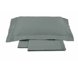 TESS. RANDI 1931  -  COMPLETO LENZUOLA MATRIMONIALE IN FINISSIMO RASO DI  PURO COTONE