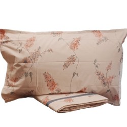 COMPLETO LENZUOLA MATRIMONIALE IN PERCALLE DI PURO COTONE