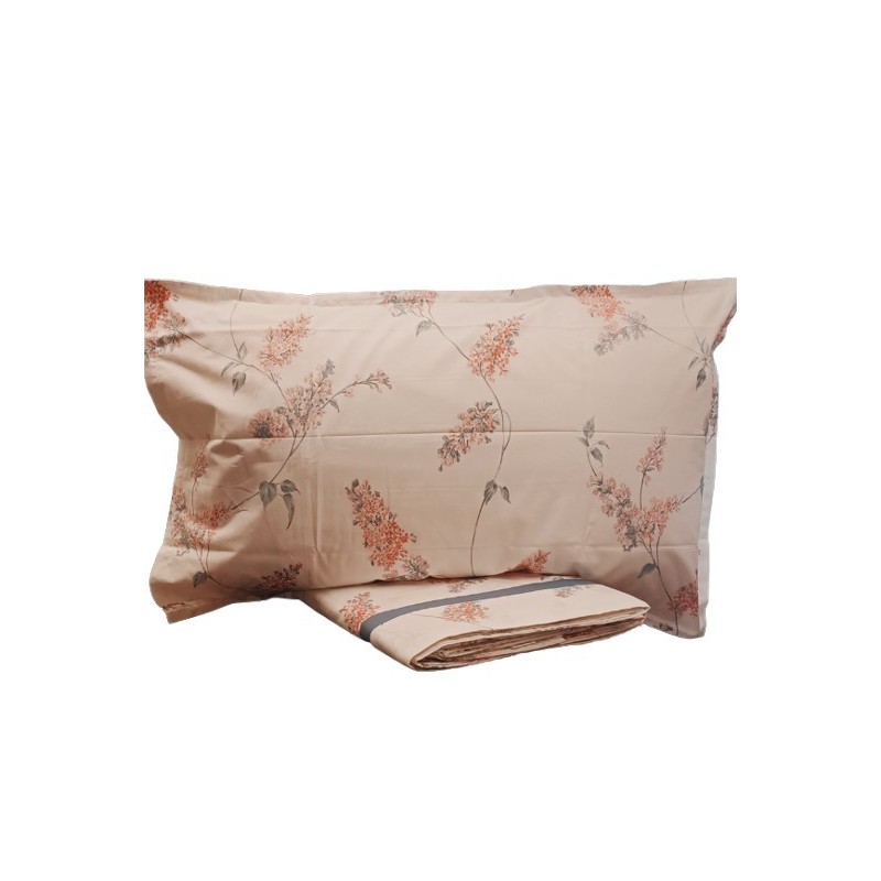 COMPLETO LENZUOLA MATRIMONIALE IN PERCALLE DI PURO COTONE