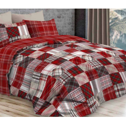 DAUNEX- PARURE COPRIPIUMINO MATRIMONIALE CALDOFLAN