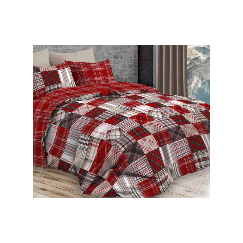 DAUNEX- PARURE COPRIPIUMINO MATRIMONIALE CALDOFLAN