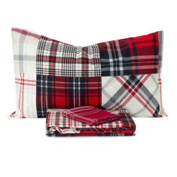 DAUNEX- PARURE COPRIPIUMINO MATRIMONIALE CALDOFLAN