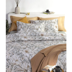 TESSITURA RANDI - BLOOM AMBER TRAPUNTA MATRIMONIALE IN RASO DI PURO COTONE