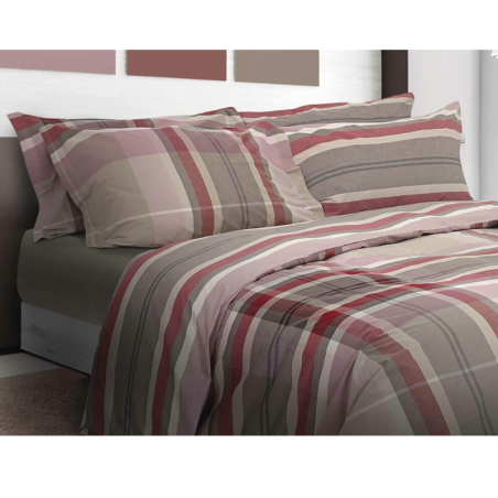 DAUNEX - MELROSE PARURE COPRIPIUMINO MATRIMONIALE TINTO IN FILO