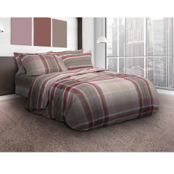 DAUNEX - MELROSE PARURE COPRIPIUMINO MATRIMONIALE TINTO IN FILO