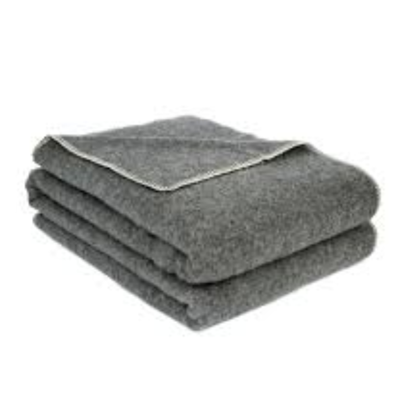 BRUN DE VIAN TIRAN - CITY - COPERTA MATRIMONIALE IN 100% PURA LANA