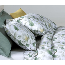 TESSITURA RANDI - ARIES - COMPLETO LENZUOLA MATRIMONIALE COPRILETTO IN PERCALLE DI PURO COTONE