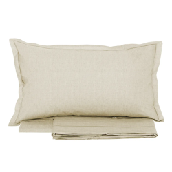 TESSITURA RANDI - COLOR - COMPLETO LENZUOLA MATRIMONIALE IN PERCALLE DI PURO COTONE  - ORGANICO