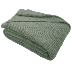 BIANCA - ANTONY - COPRILETTO MATRIMONIALE NIDO D'APE IN PURO COTONE