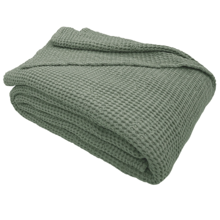 BIANCA - ANTONY - COPRILETTO MATRIMONIALE NIDO D'APE IN PURO COTONE