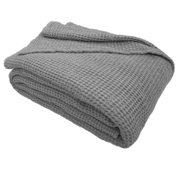 BIANCA - ANTONY - COPRILETTO MATRIMONIALE  NIDO D'APE IN PURO  COTONE