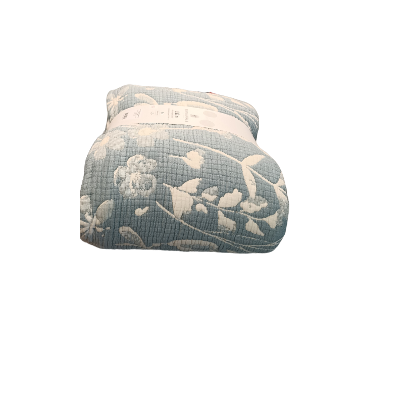 BIANCO PERLA - SAMIRA COPRILETTO  MATRIMONIALE  IN PURO COTONE