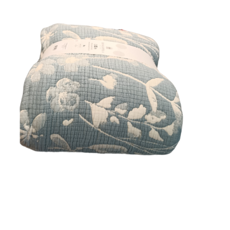 BIANCO PERLA - SAMIRA COPRILETTO  MATRIMONIALE  IN PURO COTONE