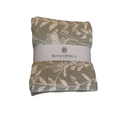 BIANCO PERLA - SAMIRA COPRILETTO MATRIMONIALE IN PURO COTONE