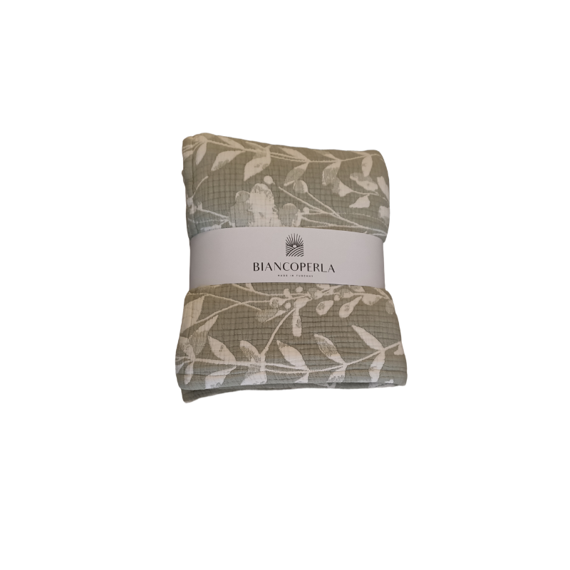 BIANCO PERLA - SAMIRA COPRILETTO MATRIMONIALE IN PURO COTONE