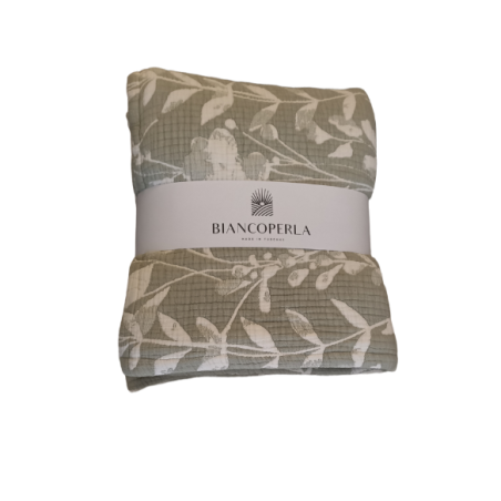 BIANCO PERLA - SAMIRA COPRILETTO MATRIMONIALE IN PURO COTONE